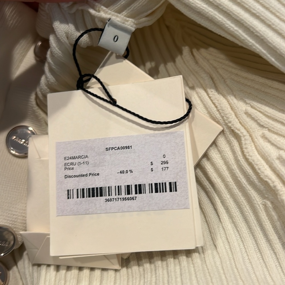 Marcia Ribbed Cardigan - Picture 6 of 8